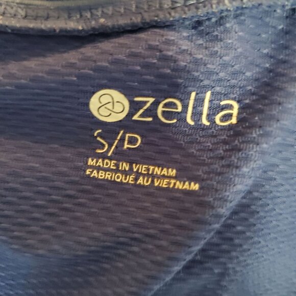 Zella Womens Blue Short Sleeve Breathable Quick Dry Activewear Top S - Picture 7 of 7